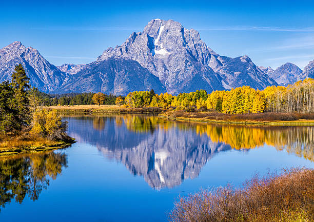 istock Mount Moran and Reflections in the Early Morning Autumn Light 2234058707