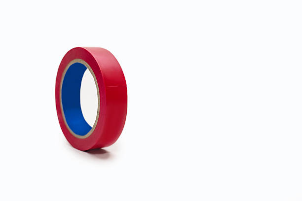 istock Skein of red electrical tape on a white background 2234059112