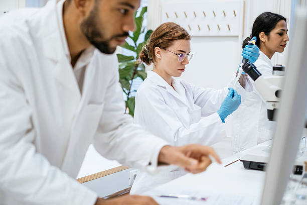 istock Diverse Researchers Conducting Experiments in Modern University Laboratory 2234067653