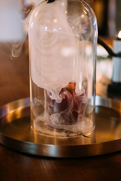 istock Cocktail smoke serving drink glass cloche pub 2234068239