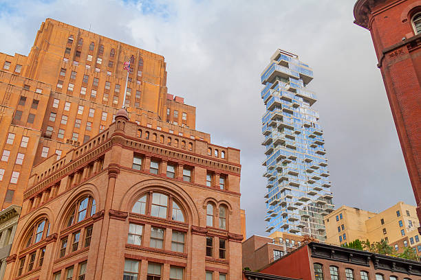 istock New York City skyline featuring contrasting architectural styles on a cloudy day 2234070482
