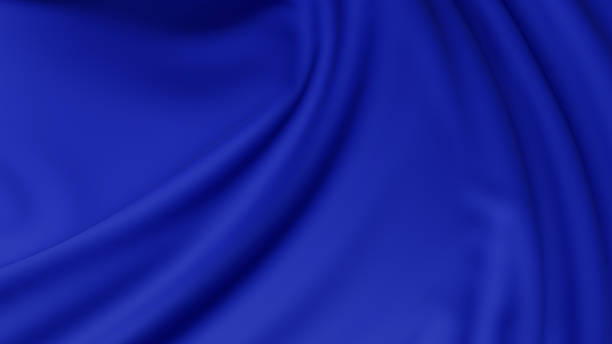 istock The background image of the fluttering cloth has bold blue colors and patterns. 2234079171