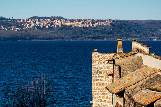Capodimonte a little village along the shore of Lake Bolsena famous for the Rocca Farnese