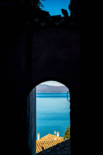 Anguillara Sabazia is a charming medieval village on the shores of the lake Bracciano in Italy.