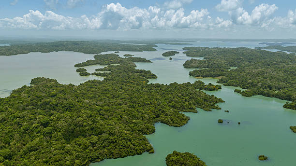istock Gatun Lake Aerial View within Panama Canal System 2234093873