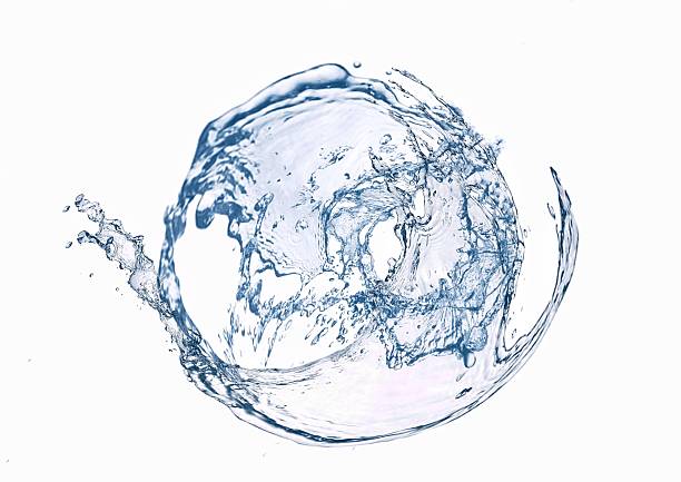 istock 3d illustration of abstract blue water droplets on white background 2234095928