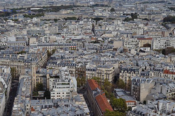 istock Panoramic aerial view of Paris cityscape 2234097227