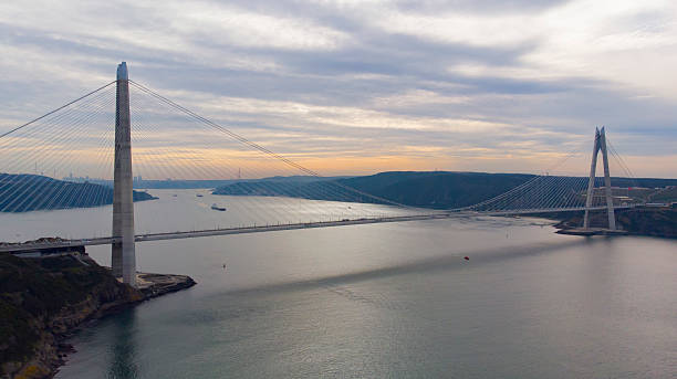 istock Yavuz Sultan Selim Bridge or the Third Bosphorus Bridge is a bridge built on the north side of the Istanbul Bosphorus overlooking the Black Sea. 2234097414