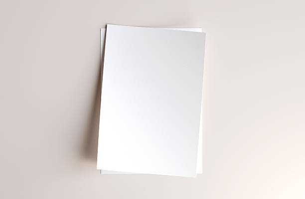 Blank vertical 5x7, A4 template mockup on pastel background