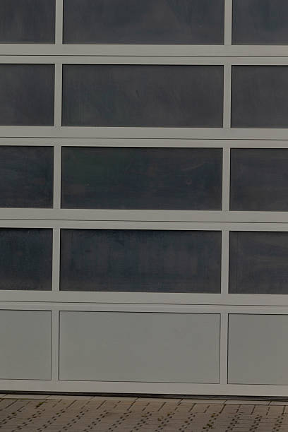 istock Contemporary Garage Door Design Featuring Transparent Panels for Style 2234103000