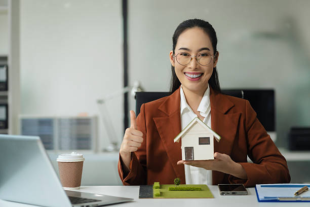 istock Real estate broker agent presenting and consult to customer to decision making. 2234108612