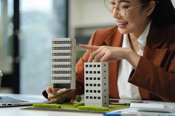 istock Real estate broker agent presenting and consult to customer to decision making. 2234108625