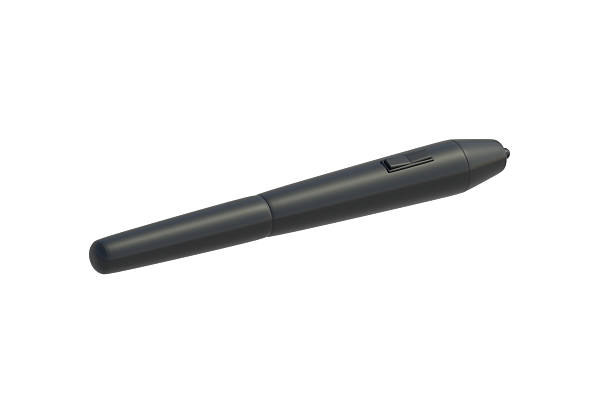 istock Modern stylus for drawing tablet isolated on white background. Pen for touchscreen. 3d render 2234116374
