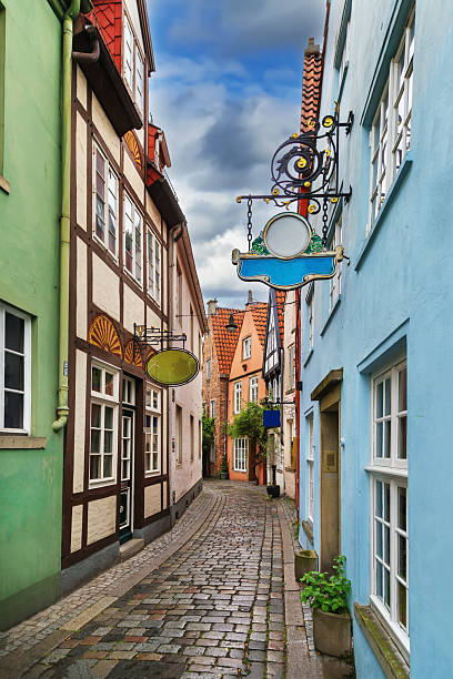 istock Street in Schnoor district, Bremen, Germany 2234121457