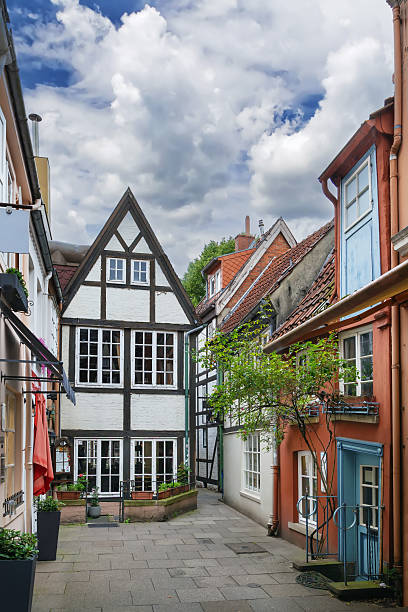 istock Street in Schnoor district, Bremen, Germany 2234121615