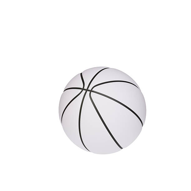 istock Basketball ball mockup, on white background, sports accessory. 3d render. 2234126172