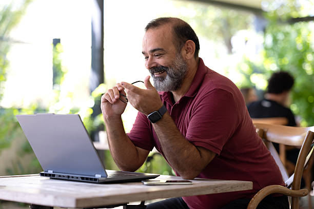 istock Professional man working at the coffee shop 2234127566