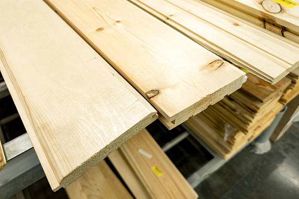 istock High-quality wooden planks displayed in a lumber yard ready for various construction and DIY projects during the day 2234135184