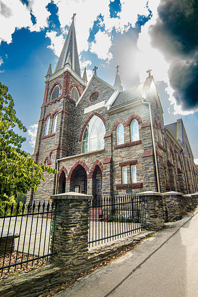 Historic St. Peter’s Roman Catholic Church in Harpers Ferry National Park, West Virginia.