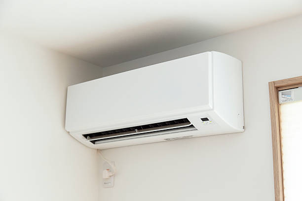istock Air conditioners installed in newly built homes. 2234140685