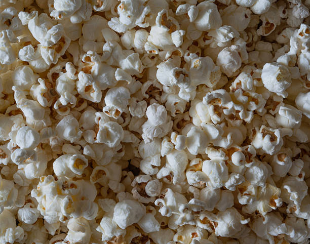 istock Close-Up of Popped Popcorn Texture Background. Top View. 2234145633