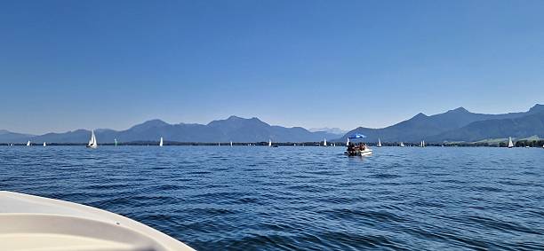 auf dem Chiemsee in Bayern