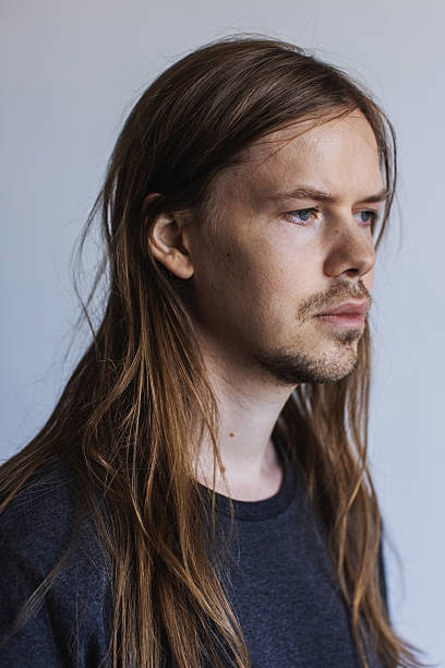 istock Man with long hair 2234146473