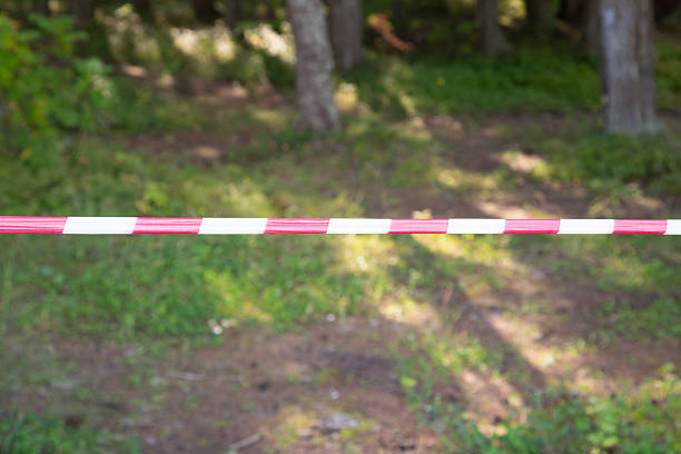 The scene is surrounded by a special tape