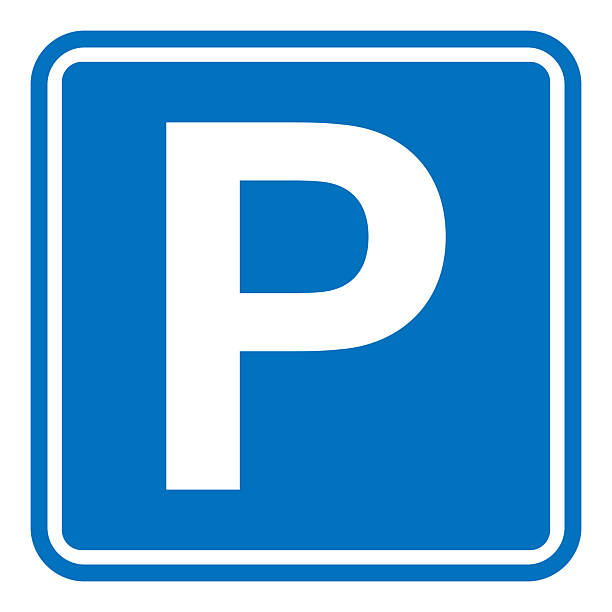 istock Blue Parking sign vector isolated on white background . Road sign parking area illustration design 2234149073