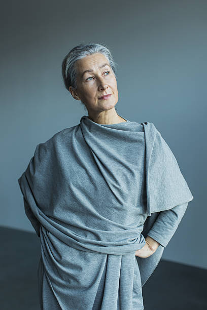 istock Mature woman. Fashion model 2234157721
