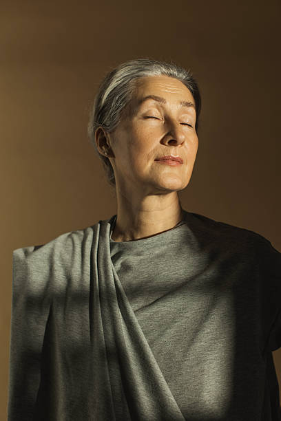 istock Serene people. Mature woman 2234157808