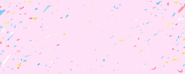 istock Pink yellow blue 2d pattern. Pastel sky with splashes of pastel-colored paint 2234169268