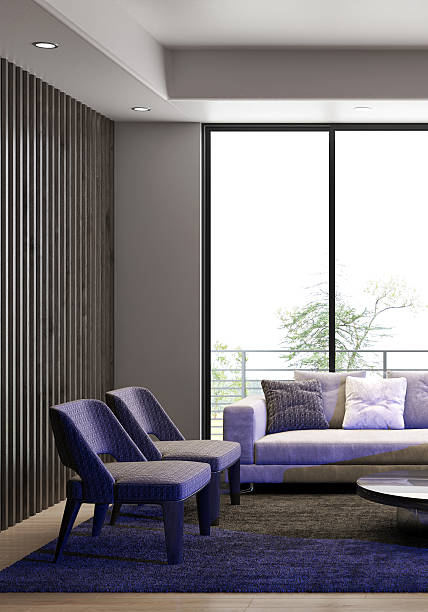 istock Large luxury modern bright interiors Living room mockup illustration 3D rendering image 2234172884