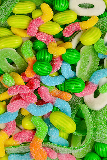 istock Assorted gummy candies. Top view. Jelly  sweets. 2234176298