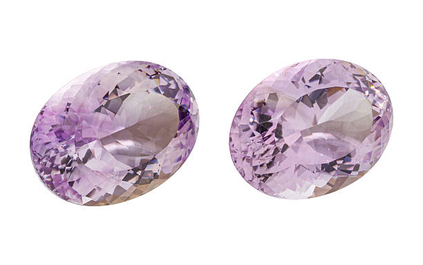 istock Twin Amethyst Gemstones with Oval Cuts 2234177255