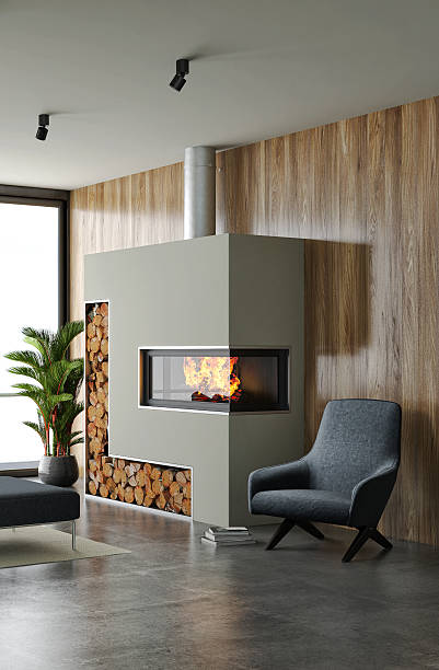 istock Large luxury modern bright interiors Living room mockup illustration 3D rendering image 2234177256