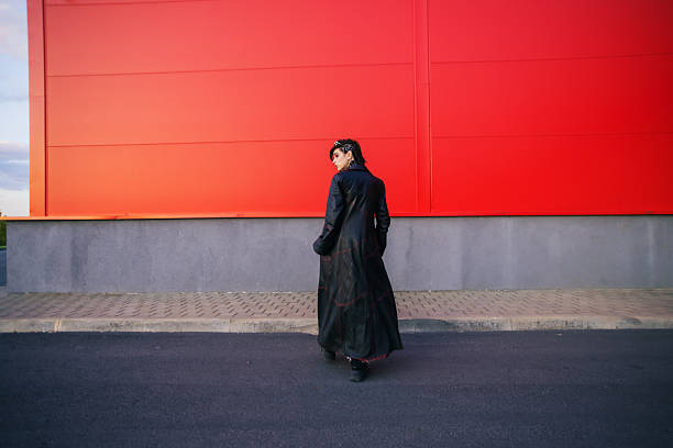istock Gothic style. Punk. Fashion model 2234178235