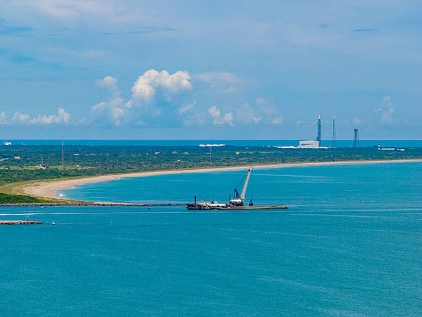 istock Rocket launch complex Cape Canaveral Florida shot with telephoto lens 2234180126