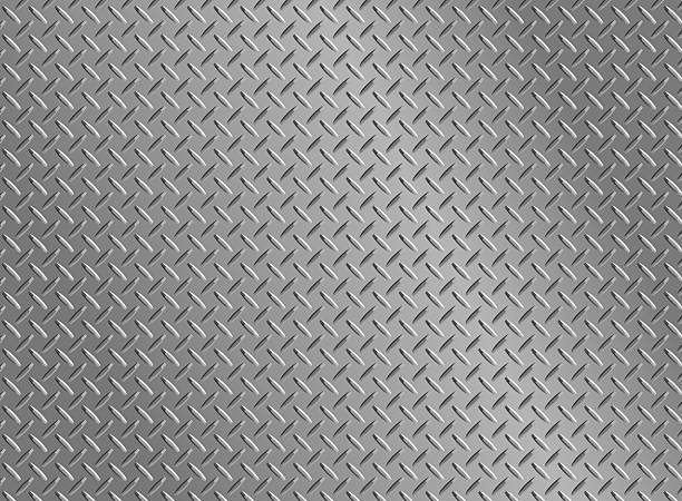 istock Illustration of Checkered steel plate. 2234196080