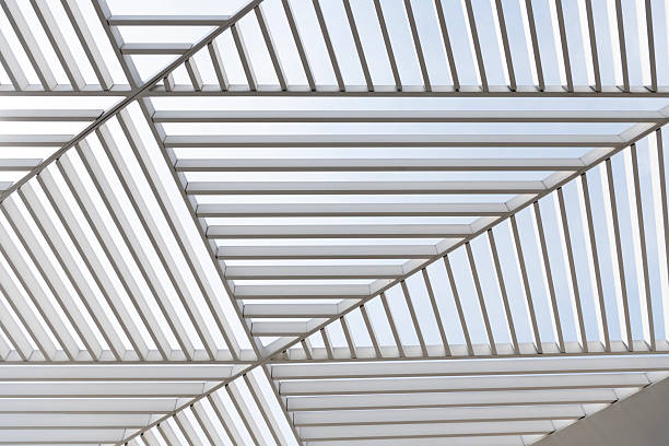 istock Abstract architecture design. Abstract background. Architectural geometrical background. Geometrical architecture. Geometric abstract architectural background. White texture 2234203298