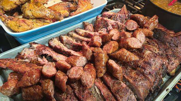 Texas Barbecue Sitting on Stove