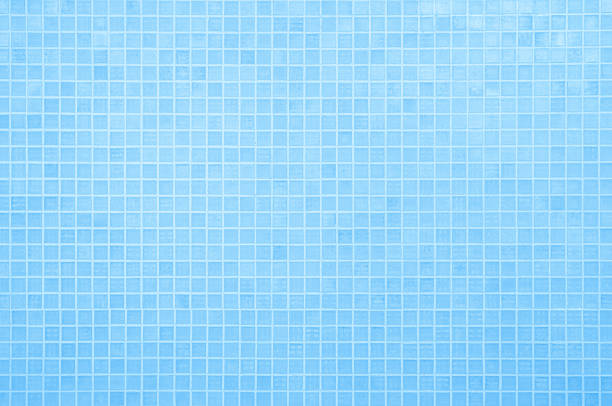 istock Blue ceramic wall chequered and floor tiles mosaic background in bathroom, kitchen. 2234209400
