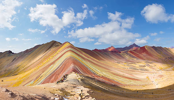 istock Rainbow mountain or Vinicunca in the Andes of Peru 2234213476