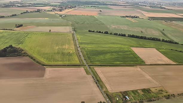istock Stunning Aerial View Showcasing Lush Agricultural Fields Emphasizing Varied Land Use Patterns 2234216380