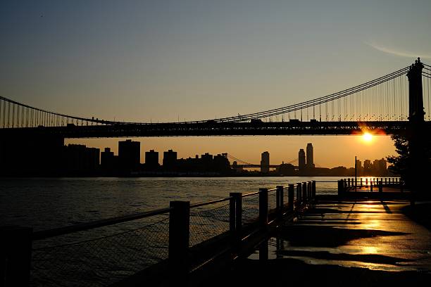 istock Brooklyn Waterfront During Awe Inspiring Sunrise (Brooklyn, New York, USA) 2234216399