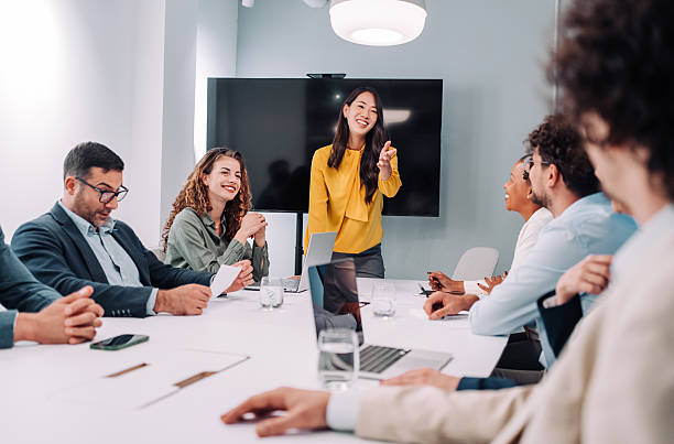 istock Team of professionals during a meeting. 2234217520