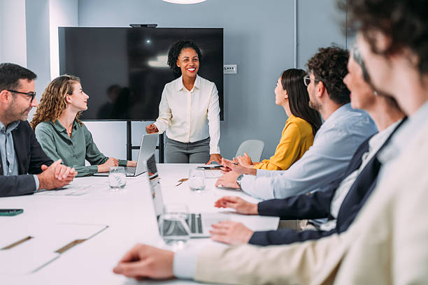 istock Team of professionals during a meeting. 2234217525