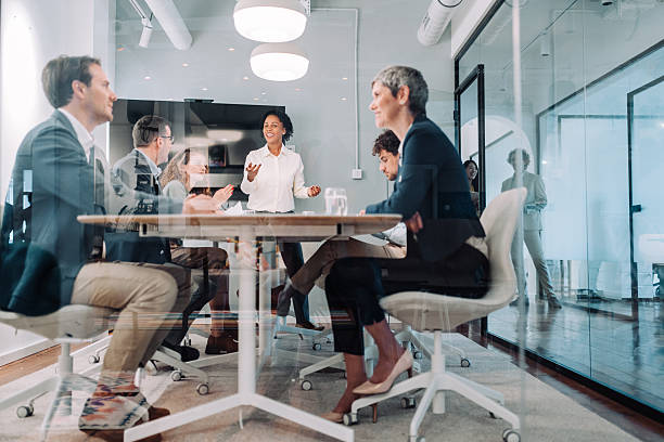 istock Team of professionals during a meeting. 2234217528