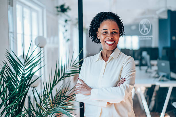 istock Confident businesswoman in modern office. 2234217578