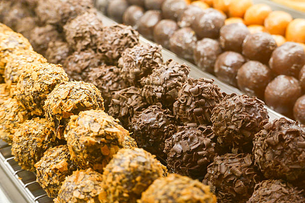 istock Chocolate Truffles and Sweet Dessert Balls 2234219687